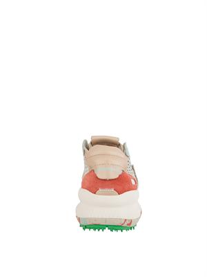 Sneakers Chacrona Satorisan in pelle ecru multicolor in DONNA