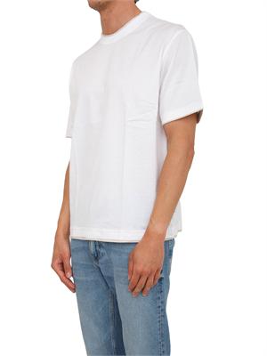 T-shirt Paolo Pecora in cotone bianco in UOMO