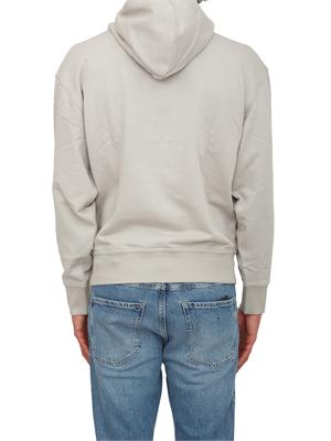 Felpa BOSS uomo in cotone beige in UOMO