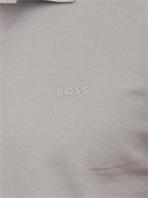 Polo Boss uomo in pregiato cotone grigio in UOMO