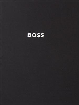 Felpa nera Boss uomo in cotone in UOMO