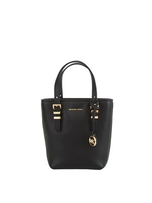 Borsa Michael Michael Kors in pelle martellata nera in DONNA