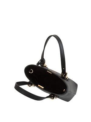 Borsa Michael Michael Kors in pelle martellata nera in DONNA