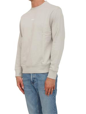 Felpa beige Boss uomo in cotone in UOMO