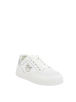 Sneakers Mandy Pinko in pelle bianca in DONNA