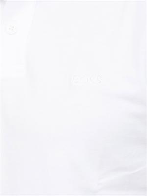 Polo Boss uomo in cotone bianco in UOMO