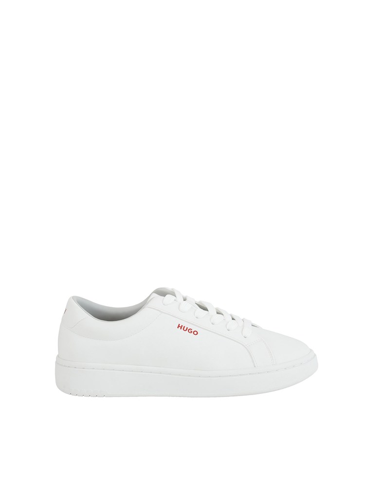 BOSS Sneakers bianche Hugo uomo in pelle con logo