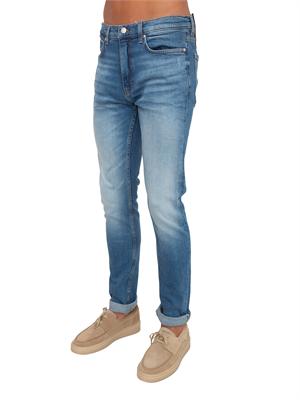 BOSS Jeans HUGO Uomo in denim chiaro effetto used in UOMO
