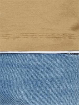 T-shirt Paolo Pecora in cotone beige in UOMO
