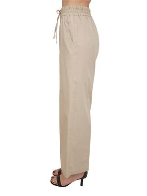 Pantalone EMMCALAO Emme Marella in cotone beige in DONNA