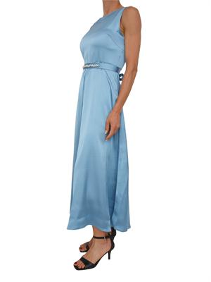 Abito EMMGITA Emme Marella in raso azzurro in DONNA