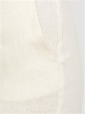 Pantalone EMMCLAVA Emme Marella in lino avorio in DONNA