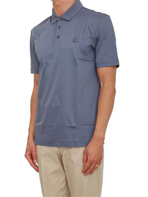 Polo BOSS uomo in cotone mercerizzato carta da zucchero in UOMO