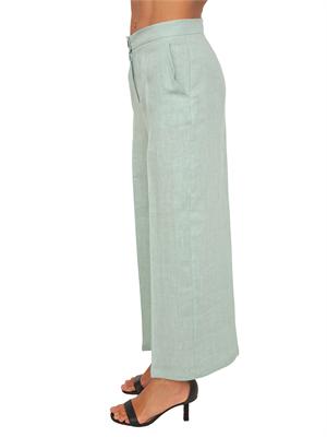 Pantalone EMMCLAVA Emme Marella in lino acquamarina in DONNA