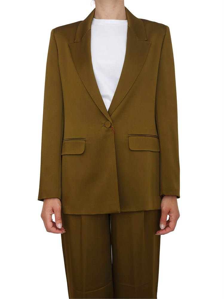Giacca MSEALBINO Max Mara Studio in misto viscosa verde