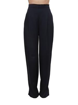 Pantaloni MSECONO Max Mara Studio in misto viscosa blu in DONNA