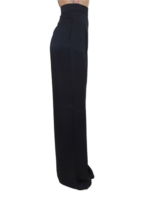 Pantaloni MSECONO Max Mara Studio in misto viscosa blu in DONNA