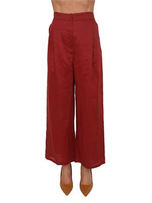Pantalone rosso MSTTARTUFO Max Mara Studio in tela ramiÉ in DONNA
