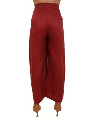 Pantalone rosso MSTTARTUFO Max Mara Studio in tela ramiÉ in DONNA