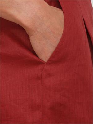 Pantalone rosso MSTTARTUFO Max Mara Studio in tela ramiÉ in DONNA