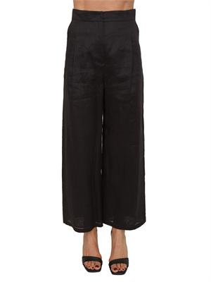 Pantalone nero MSTTARTUFO Max Mara Studio in tela ramiÉ in DONNA