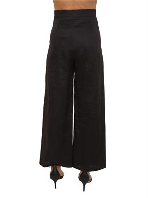 Pantalone nero MSTTARTUFO Max Mara Studio in tela ramiÉ in DONNA