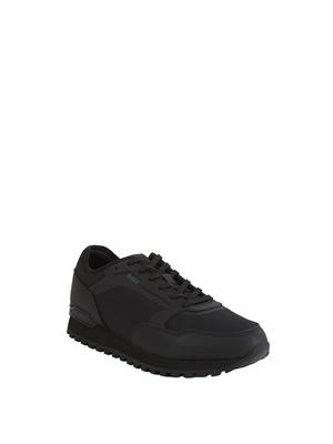 Sneakers nere Boss uomo in pelle e tessuto tecnico in UOMO