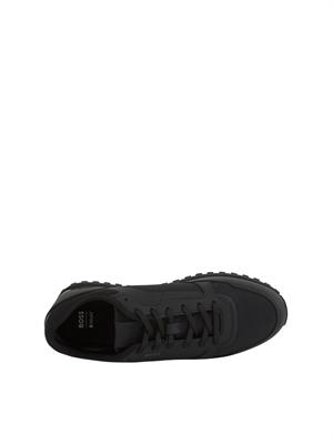 Sneakers nere Boss uomo in pelle e tessuto tecnico in UOMO