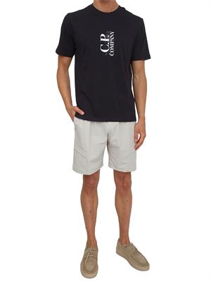 C.P. COMPANY T-shirt CP Company in cotone blu con logo in UOMO