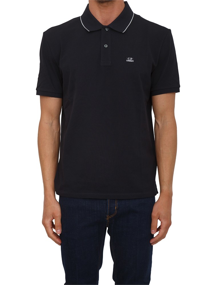 Polo C.P. Company in cotone blu