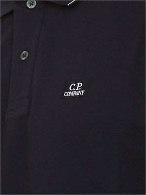 Polo C.P. Company in cotone blu in UOMO