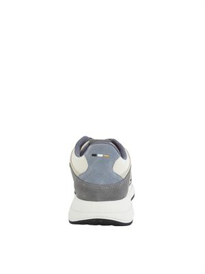 Sneakers marroni BOSS uomo in mesh e suede in UOMO