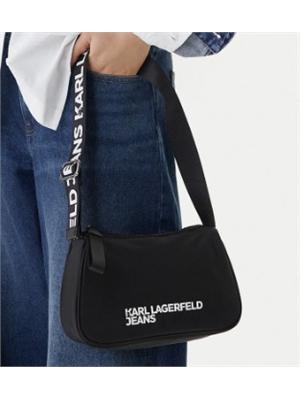 BORSA A SPALLA K.LAGERFELD NERO in DONNA