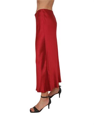 Gonna MMLALESSIO Max Mara MM in tessuto rosso lucido in DONNA