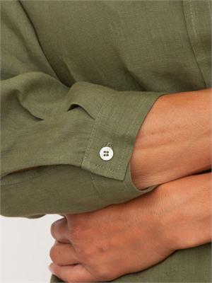 Camicia Emmgirello di Emme Marella in puro lino verde in DONNA