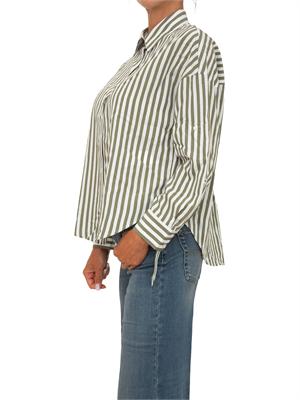 Camicia Emmuggioso di Emme Marella a righe verdi in DONNA