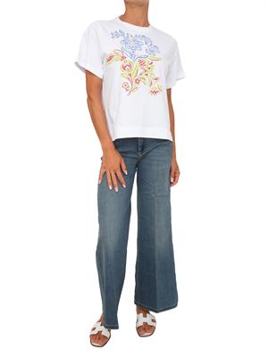 T-shirt bianca Emmparaggi Emme Marella con stampa in DONNA