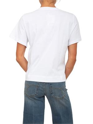 T-shirt bianca Emmparaggi Emme Marella con stampa in DONNA