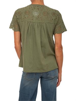 T-shirt verde Emmveletta di Emme Marella in cotone in DONNA