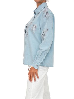 Camicia denim Liu Jo donna lavaggio chiaro in DONNA