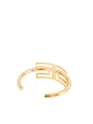 Bracciale Elisabetta Franchi in metallo dorato con strass in DONNA