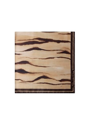 Foulard  Elisabetta Franchi in twill di seta animalier in DONNA