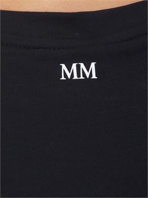 T-shirt blu MMLOBLIQUA Max Mara MM in cotone in DONNA