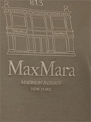 'S MAX MARA T-shirt SMMBELLA Max Mara 'S in cotone verde in DONNA