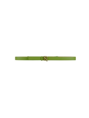 Cintura Elisabetta Franchi in pelle verde in DONNA