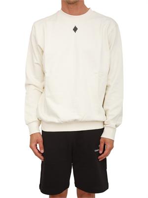Felpa beige County of Milan in cotone in UOMO