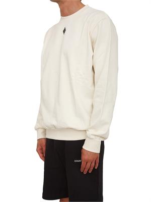 Felpa beige County of Milan in cotone in UOMO