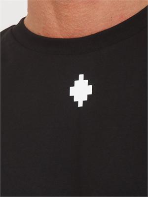 T-shirt nera County of Milan in cotone in UOMO