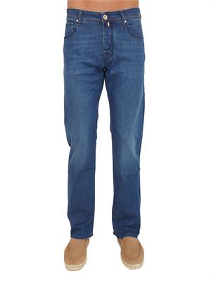 Jeans Luis Jacob Cohen in denim comfort blu sabbiato in UOMO