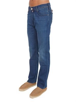Jeans Luis Jacob Cohen in denim comfort blu sabbiato in UOMO